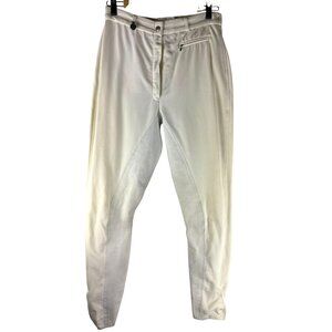 Equestrian Sport White Riding Pikeur Rhodia Full Seat Breeches Pants, Women's 30